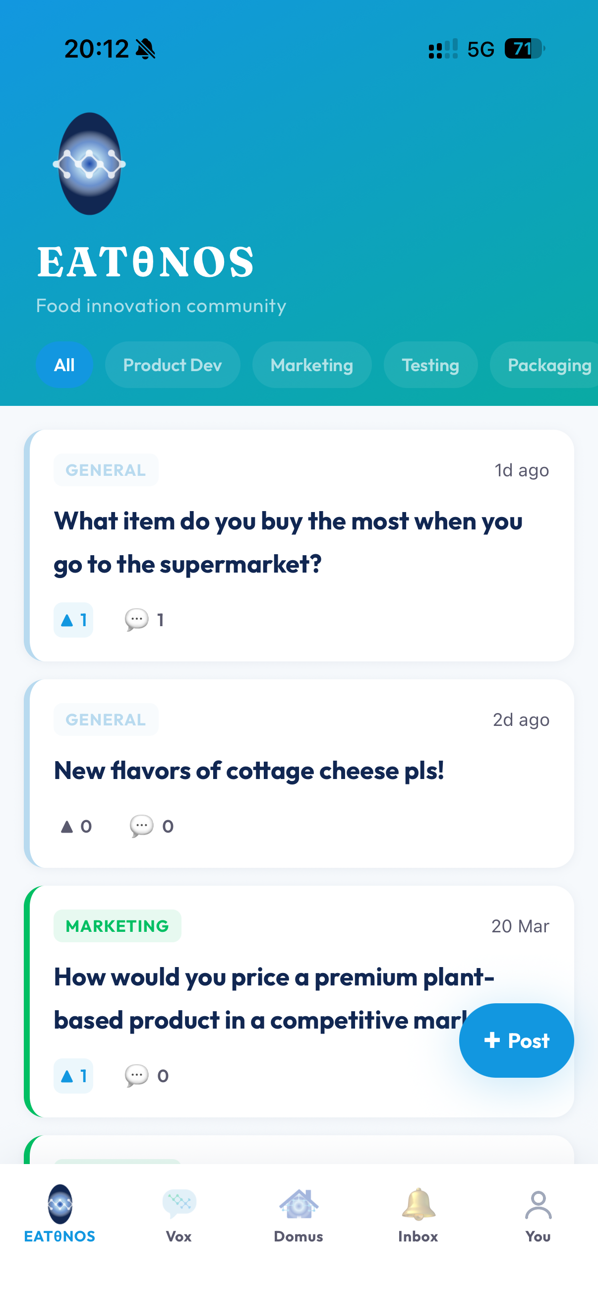 The Eatpol tester app